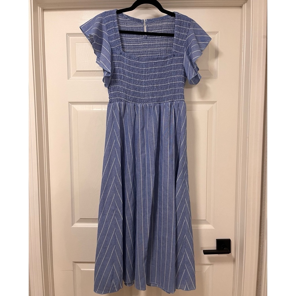 Blue Midi Dress